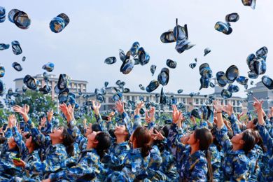 广东pg电子职业手艺学院超燃军训汇演！来看训练效果！
